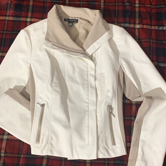 NWT! Inc. two tone soft leather jacket - Picture 2 of 5